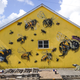 Image for article titled To save the bees, an artist is painting gorgeous swarms of them
